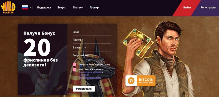 Обзор онлайн казино Wild Blaster и его бонусов